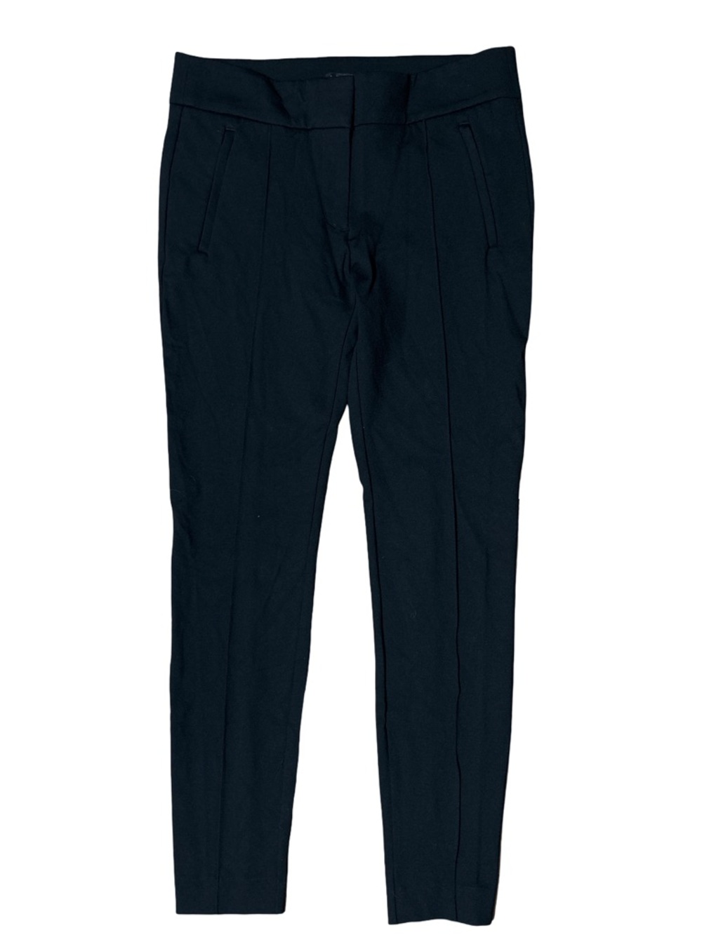 LOFT Black Women's Skinny Dress Pants with Zip Pockets